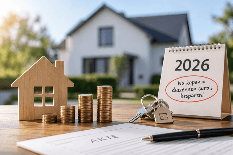 Koop je enige eigen woning nog in 2026 en bespaar mogelijk duizenden euro's!